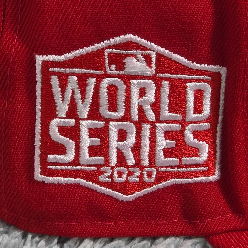 New Era 59FIFTY Los Angeles Dodgers MLB 2020 World Series Fitted 7 3/4 Hat Cap - Picture 5 of 12